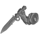 Warhammer 40k Bitz: Leagues of Votann - Hernkyn Yaegirs - Torso C4a - Plasmamesser, Rechts