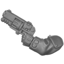 Warhammer 40k Bitz: Leagues of Votann - Hernkyn Yaegirs - Torso C5b - Bolt Revolver, Left