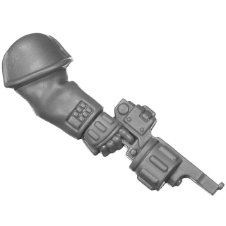 Warhammer 40k Bitz: Leagues of Votann - Hernkyn Yaegirs - Torso E4a - SINR Handbow, Right