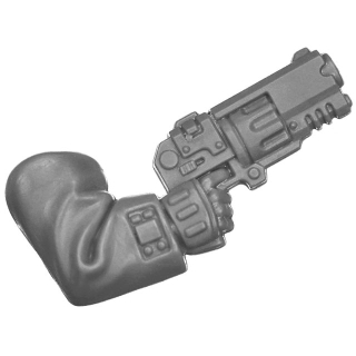 Warhammer 40k Bitz: Leagues of Votann - Hernkyn Yaegirs - Torso G4a - Boltrevolver, Rechts