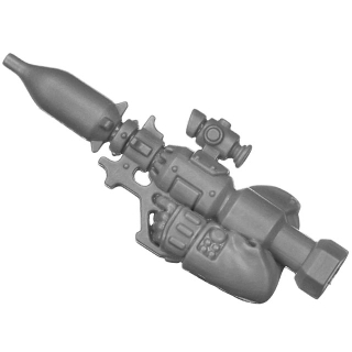 Warhammer 40k Bitz: Leagues of Votann - Hernkyn Yaegirs - Torso I4c - APM Launcher, Left