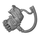 Warhammer 40k Bitz: Leagues of Votann - Cthonian Beserks - Torso A5a - Erschütterungsfaust, Rechts