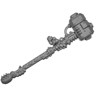 Warhammer 40k Bitz: Leagues of Votann - Cthonian Beserks - Torso E3b - Erschütterungskolben