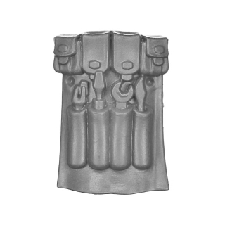 Warhammer 40k Bitz: Leagues of Votann - Brôkhyr Iron-Master - Torso B1d - Gürteltaschen