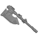 Warhammer 40k Bitz: Space Marines - Assault Squad MkII - Torso D3b - Chainaxe, Right