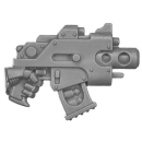 Warhammer 40k Bitz: Space Marines - Assault Squad MkII - Torso D4b - Bolt Pistol, Left