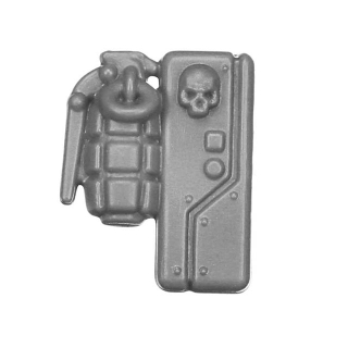 Warhammer 40k Bitz: Space Marines - Assault Squad MkII - Accessoire E - Tasche+Granate