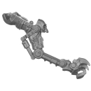 Warhammer 40K Bitz: Chaos Space Marines - Goremongers - Torso A2b - Blood-Herald, Leg, Left