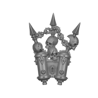 Warhammer 40K Bitz: Chaos Space Marines - Goremongers - Torso A1d - Blutbote, Rückenmodul
