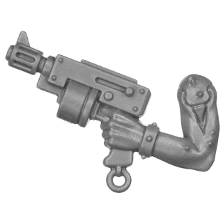 Warhammer 40K Bitz: Chaos Space Marines - Goremongers - Torso F3b - Autopistol, Left