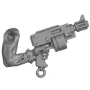 Warhammer 40K Bitz: Chaos Space Marines - Goremongers - Torso F3b - Autopistol, Left