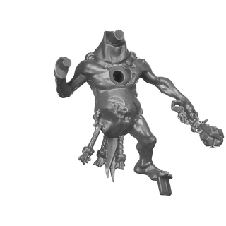 Warhammer AoS Bitz: Orruk Warclans - Hobgrot Slittaz - Torso A1b - Scrap Totem Bearer, Back