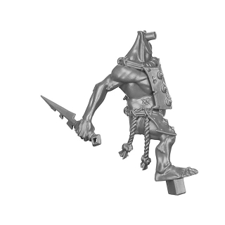 Warhammer AoS Bitz: Orruk Warclans - Hobgrot Slittaz - Torso C1a - Rechts