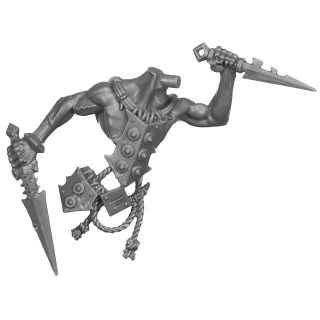 Warhammer AoS Bitz: Orruk Warclans - Hobgrot Slittaz - Torso E1b - Front