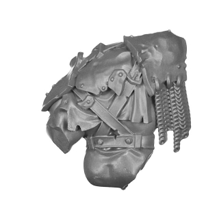 Warhammer AoS Bitz: Orruk Warclans - Ardboys - Torso E1a - Back, Plattnhelm-Boss