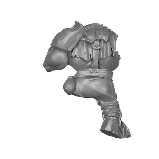 Warhammer AoS Bitz: Orruk Warclans - Ardboys - Torso F1a - Back