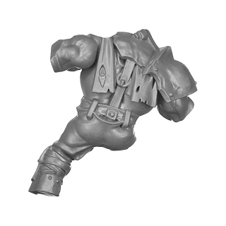 Warhammer AoS Bitz: Orruk Warclans - Ardboys - Torso J1a - Back