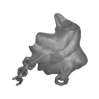 Warhammer AoS Bitz: Orruk Warclans - Weirdbrute Wrekkaz - Torso A2a - Neck