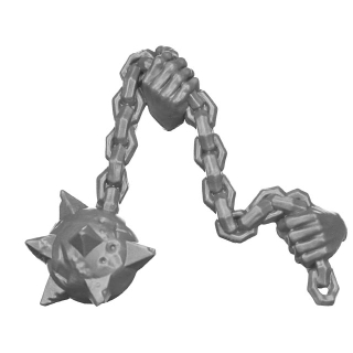 Warhammer AoS Bitz: Orruk Warclans - Weirdbrute Wrekkaz - Torso A6a - Kette
