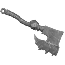 Warhammer AoS Bitz: Orruk Warclans - Megaboss - Torso A4a - Boss-Choppa, Right
