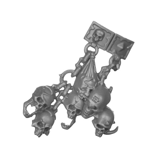 Warhammer AoS/40K Bitz: Chaos - Daemon Prince - Torso A3d - Accessory, Skulls, Right