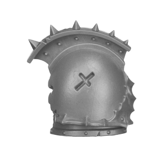 Warhammer AoS/40K Bitz: Chaos - Dämonenprinz - Torso E1a - Schulterpanzer, Links
