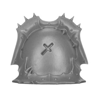 Warhammer AoS/40K Bitz: Chaos - Dämonenprinz - Torso E2a - Schulterpanzer, Links