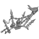 Warhammer AoS/40K Bitz: Chaos - Dämonenprinz - Torso G1a - Trophäensammlung, Links