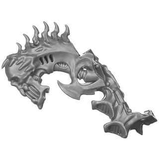 Warhammer AoS/40K Bitz: Chaos - Dämonenprinz - Torso H1a - Rückenmodul, Links