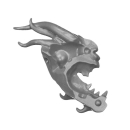Warhammer AoS/40K Bitz: Chaos - Daemon Prince - Head C1a - Tzeentch, Left