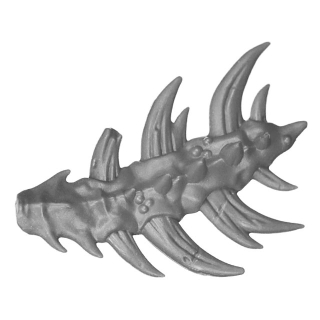 Warhammer AoS/40K Bitz: Chaos - Dämonenprinz - Torso A7e - Schwanzspitze, Nurgle