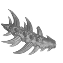 Warhammer AoS/40K Bitz: Chaos - Dämonenprinz - Torso A7e - Schwanzspitze, Nurgle