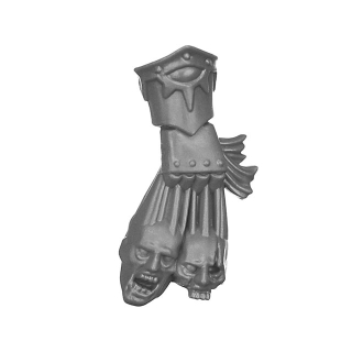Warhammer 40K Bitz: Chaos Space Marines - Master of Executions - Torso A4a - Arm, Schädel, Rechts