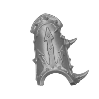 Warhammer 40K Bitz: Chaos Space Marines - Chaos Lord with Jump Pack - Torso A1b - Knee Armor, Left