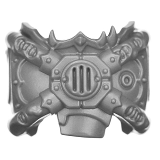 Warhammer 40K Bitz: Chaos Space Marines - Chaos Lord with Jump Pack - Torso A3a - Front