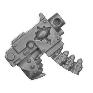 Warhammer 40K Bitz: Chaos Space Marines - Chaos Lord with Jump Pack - Torso C1b - Boltpistole, Rechts