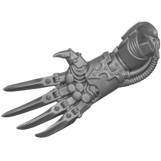 Warhammer 40K Bitz: Chaos Space Marines - Chaos Lord with Jump Pack - Torso C3a - Lightning Claw, Right