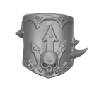 Warhammer 40K Bitz: Chaos Space Marines - Chaos Lord with Jump Pack - Torso C4b - Energieklaue, Hand