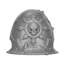 Warhammer 40K Bitz: Chaos Space Marines - Chaos Lord with Jump Pack - Torso A4a - Shoulder Pad