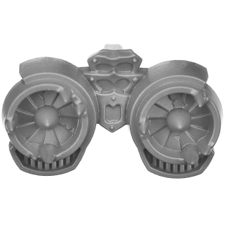 Warhammer 40K Bitz: Chaos Space Marines - Chaos Lord with Jump Pack - Torso B1b - Jump Pack, Top Part