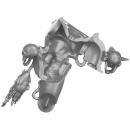 Warhammer 40K Bitz: Red Corsairs - Huron Blackheart - Torso B2b - Katar Garrix, Front