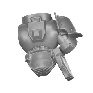 Warhammer 40K Bitz: Red Corsairs - Huron Blackheart - Torso B2a - Katar Garrix, Back