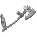 Warhammer 40K Bitz: Red Corsairs - Huron Blackheart - Torso B4a - Katar Garrix, Power Axe