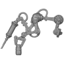 Warhammer 40K Bitz: Red Corsairs - Huron Blackheart - Torso D6d - Garreon, Backpack, Servoarm, Right