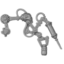 Warhammer 40K Bitz: Red Corsairs - Huron Blackheart - Torso D6d - Garreon, Backpack, Servoarm, Right