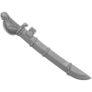 Warhammer 40K Bitz: Red Corsairs - Huron Blackheart - Torso E4a - Captain Sargotta, Power Sword