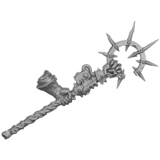 Warhammer 40K Bitz: Red Corsairs - Huron Blackheart - Torso F7a - Garlon Seelenfresser, Wehrstab, Links