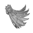 Warhammer 40K Bitz: Chaos Space Marines - Night Lords Nemesis Claw - Backpack Top, Cloak
