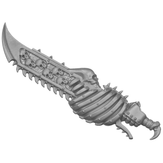 Warhammer 40K Bitz: Chaos Space Marines - Night Lords Nemesis Claw - Waffe A1a - Kettenschwert, Links