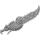 Warhammer 40K Bitz: Chaos Space Marines - Night Lords Nemesis Claw - Waffe A1a - Kettenschwert, Links